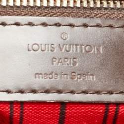 Pre Owned Louis Vuitton Damier Ebene Canvas Neverfull MM Bag