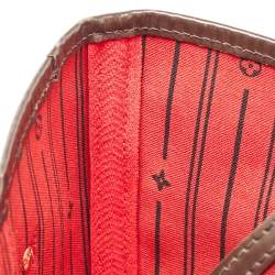 Pre Owned Louis Vuitton Damier Ebene Canvas Neverfull MM Bag
