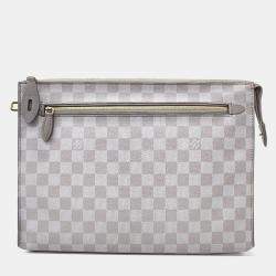 Louis Vuitton Grey Damier Graphite Canvas Clutch Bag