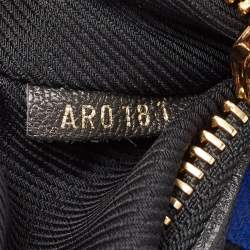 Louis Vuitton Marine Monogram Canvas and Leather Limited Edition Blocks Zipped Bag
