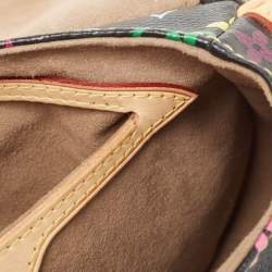 Pre Owned Louis Vuitton Black Monogram Multicolore Canvas Marilyn Bag