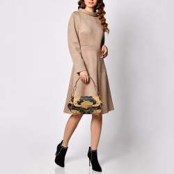 Pre Owned Louis Vuitton Black Monogram Multicolore Canvas Marilyn Bag