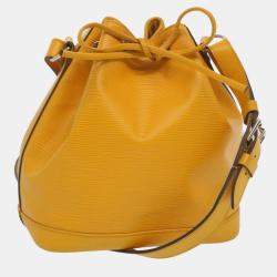 Louis Vuitton Yellow Epi Leather Noe Bucket Bag