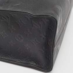 Pre Owned Louis Vuitton Black Monogram Giant Empreinte Leather Onthego MM Bag