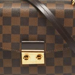 Pre Owned Louis Vuitton Damier Ebene Canvas Croisette Bag