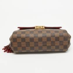 Pre Owned Louis Vuitton Damier Ebene Canvas Croisette Bag
