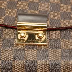 Pre Owned Louis Vuitton Damier Ebene Canvas Croisette Bag