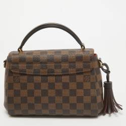 Pre Owned Louis Vuitton Damier Ebene Canvas Croisette Bag