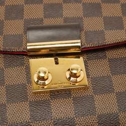 Pre Owned Louis Vuitton Damier Ebene Canvas Croisette Bag