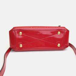 Louis Vuitton Red Monogram Vernis Leather Montaigne BB Shoulder Bag