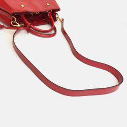 Louis Vuitton Red Monogram Vernis Leather Montaigne BB Shoulder Bag