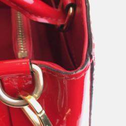 Louis Vuitton Red Monogram Vernis Leather Montaigne BB Shoulder Bag