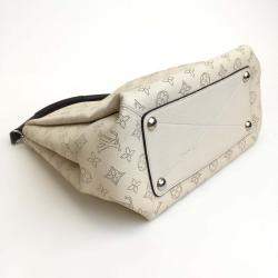 Louis Vuitton White/Brown Mahina Leather Babylone Shoulder Bag