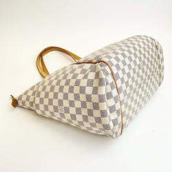 Louis Vuitton White Damier Azur Canvas Totally GM Satchel