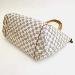 Louis Vuitton White Damier Azur Canvas Totally GM Satchel