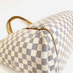 Louis Vuitton White Damier Azur Canvas Totally GM Satchel