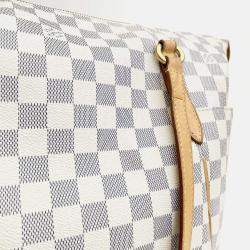 Louis Vuitton White Damier Azur Canvas Totally GM Satchel