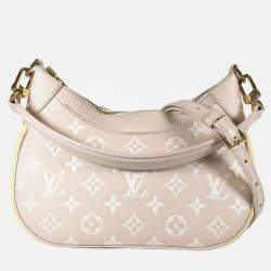 Louis Vuitton Beige/Pink/Yellow Monogram Empriente Leather Spring In The City Bagatelle Hobo Bag