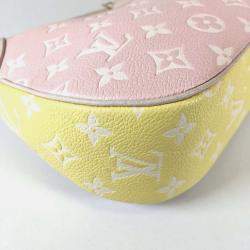 Louis Vuitton Beige/Pink/Yellow Monogram Empriente Leather Spring In The City Bagatelle Hobo Bag