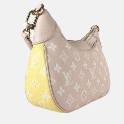 Louis Vuitton Beige/Pink/Yellow Monogram Empriente Leather Spring In The City Bagatelle Hobo Bag