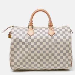 Louis Vuitton Damier Azur Canvas Speedy 35 Bag