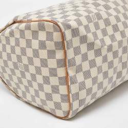 Louis Vuitton Damier Azur Canvas Speedy 35 Bag