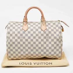 Louis Vuitton Damier Azur Canvas Speedy 35 Bag