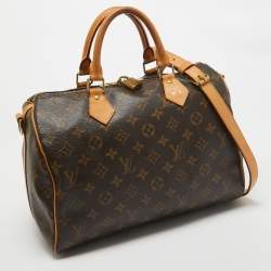 Louis Vuitton Monogram Canvas Speedy Bandouliere 30 Bag