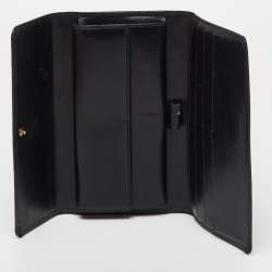 Louis Vuitton Black Epi Leather  Porte Tresor Wallet