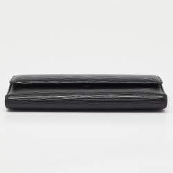 Louis Vuitton Black Epi Leather  Porte Tresor Wallet