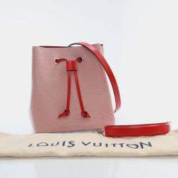 Louis Vuitton Pink/Red Epi Leather NeoNoe BB Bucket Bag