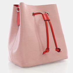 Louis Vuitton Pink/Red Epi Leather NeoNoe BB Bucket Bag