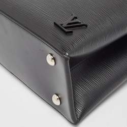 Louis Vuitton Black Epi Leather Kleber MM Bag
