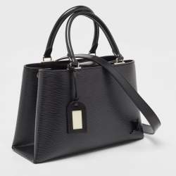 Louis Vuitton Black Epi Leather Kleber MM Bag