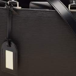 Louis Vuitton Black Epi Leather Kleber MM Bag