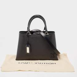 Louis Vuitton Black Epi Leather Kleber MM Bag