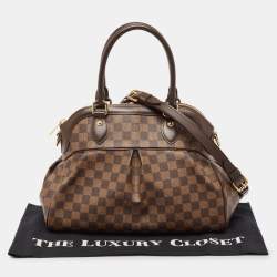 Pre Owned Louis Vuitton Damier Ebene Canvas Trevi PM Bag