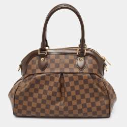 Pre Owned Louis Vuitton Damier Ebene Canvas Trevi PM Bag