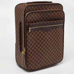 Louis Vuitton Damier Ebene Canvas Business Pegase Legere 55 Luggage 