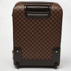 Louis Vuitton Damier Ebene Canvas Business Pegase Legere 55 Luggage 