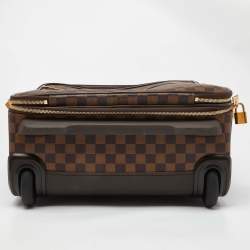 Louis Vuitton Damier Ebene Canvas Business Pegase Legere 55 Luggage 