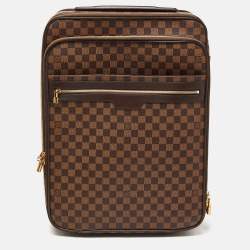 Louis Vuitton Damier Ebene Canvas Business Pegase Legere 55 Luggage 