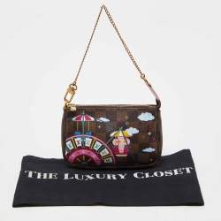مملوكة مسبقًا Louis Vuitton Damier Ebene Canvas Mini Vivienne Pochette Accessoires 