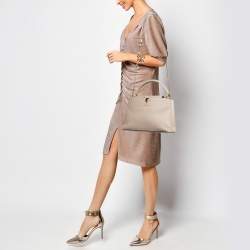 Pre Owned Louis Vuitton Galet Taurillon Leather Capucines PM Bag