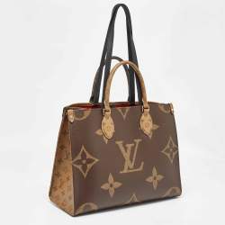 Pre Owned Louis Vuitton Reverse Monogram Giant Canvas Onthego MM Bag