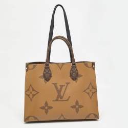 Pre Owned Louis Vuitton Reverse Monogram Giant Canvas Onthego MM Bag
