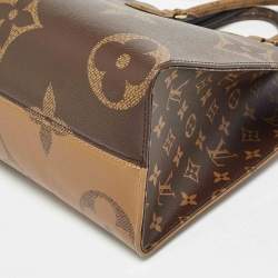 Pre Owned Louis Vuitton Reverse Monogram Giant Canvas Onthego MM Bag