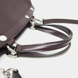 Pre Owned Louis Vuitton Brown Leather Medium Brea Satchel Bag