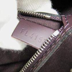 Pre Owned Louis Vuitton Brown Leather Medium Brea Satchel Bag