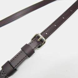 Pre Owned Louis Vuitton Brown Leather Medium Brea Satchel Bag